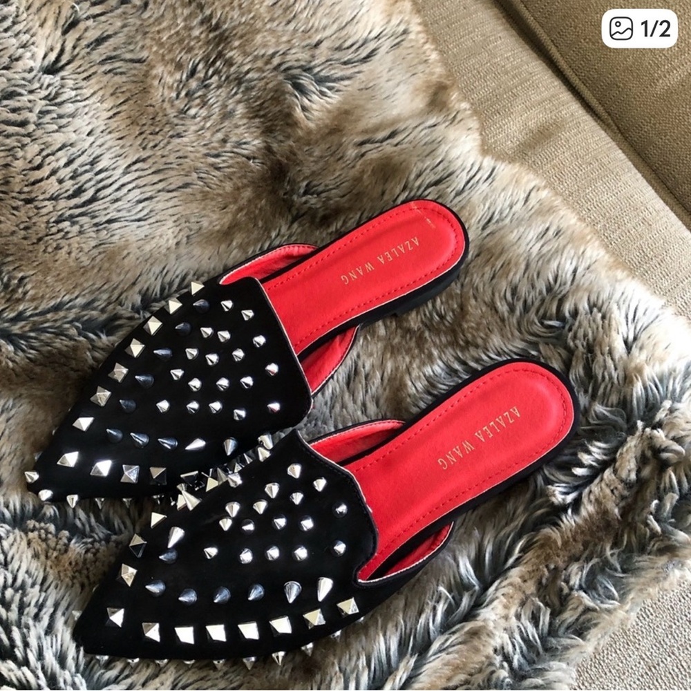 Azalea Wang Spike Slides